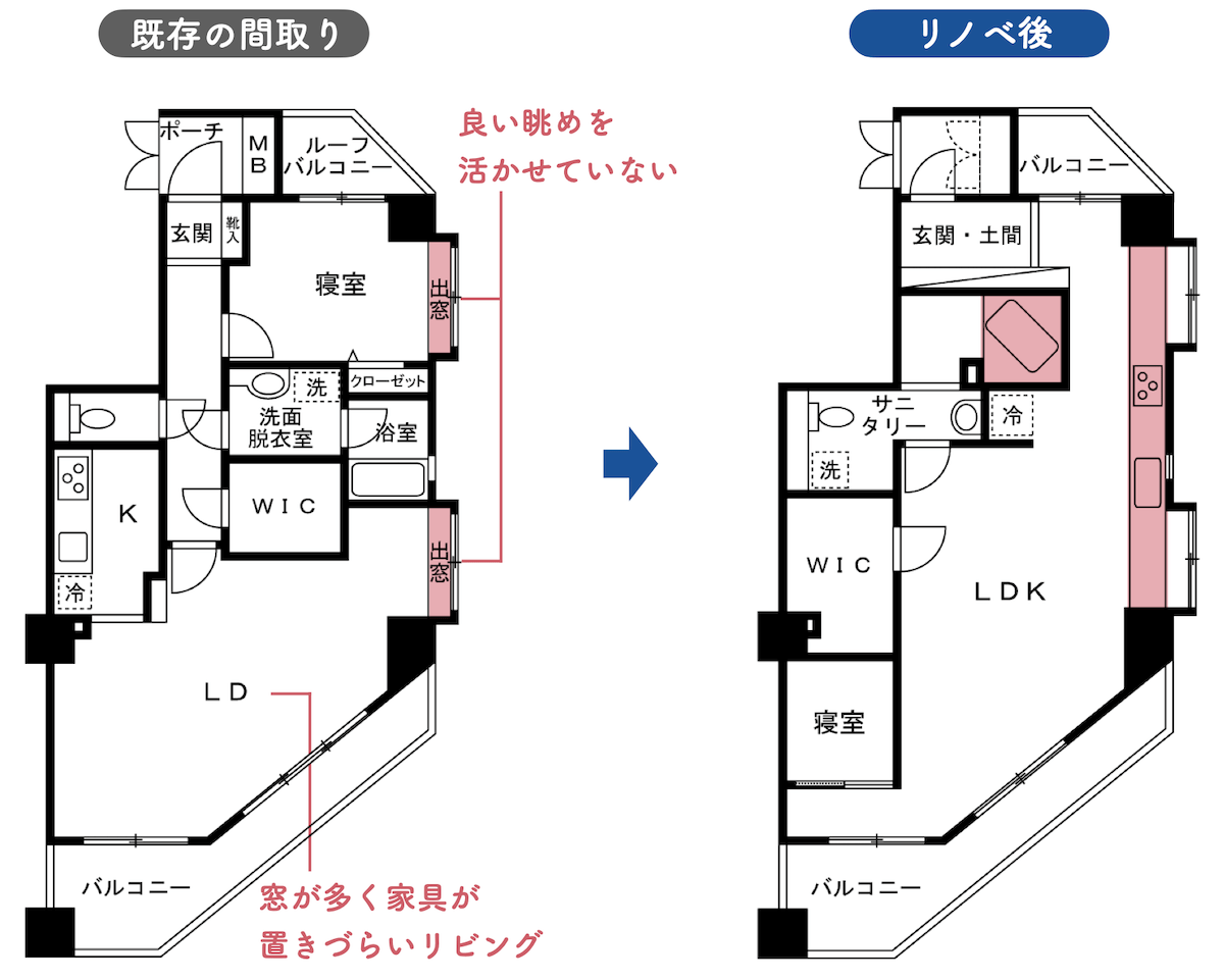 変形 間取り 家具 安い